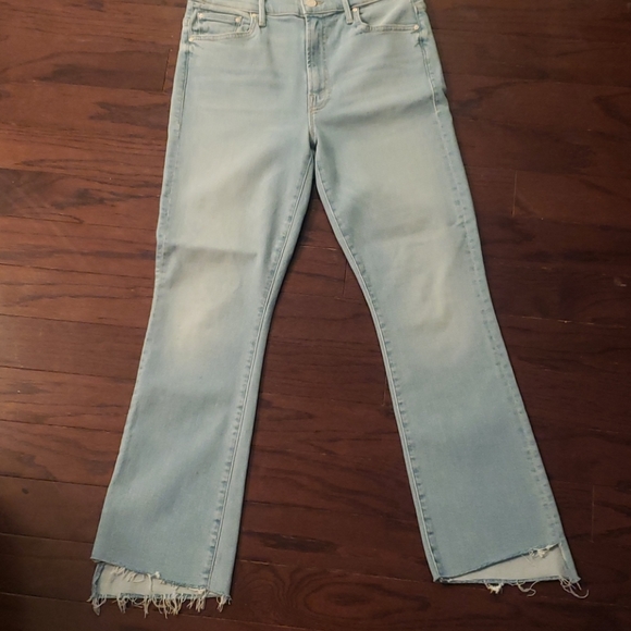 MOTHER Denim - Mother The Insider crop step fray jeans sz 29